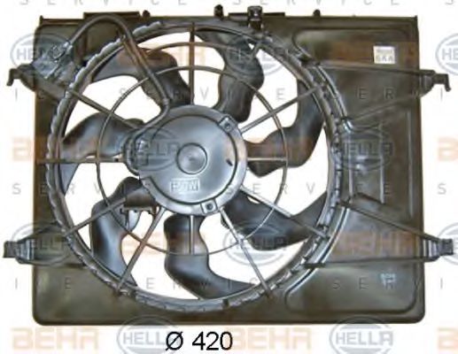 вентилатор, охлаждане на двигателя 8EW 351 043-351