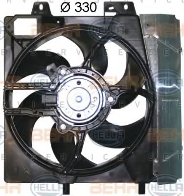 вентилатор, охлаждане на двигателя 8EW 351 043-551