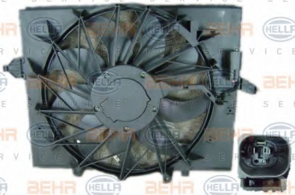 вентилатор, охлаждане на двигателя 8EW 351 104-451