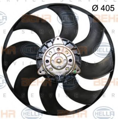 вентилатор, охлаждане на двигателя 8EW 351 150-464