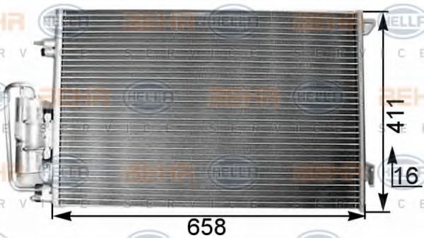кондензатор, климатизация 8FC 351 300-301