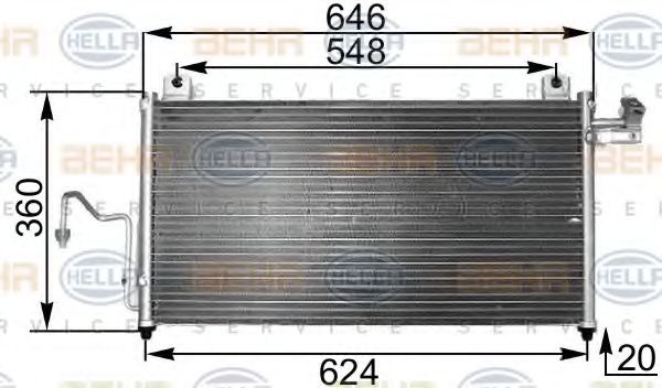 кондензатор, климатизация 8FC 351 300-471