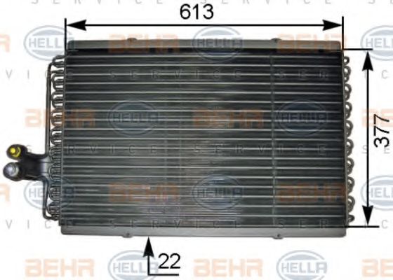 кондензатор, климатизация 8FC 351 301-461