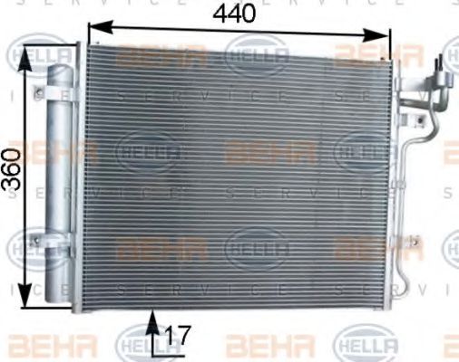 кондензатор, климатизация 8FC 351 303-121