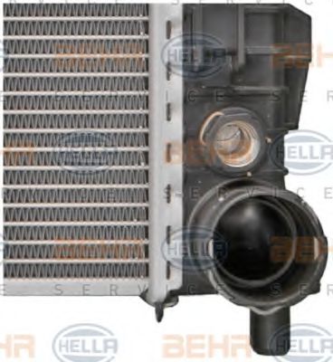 радиатор, охлаждане на двигателя 8MK 376 714-334