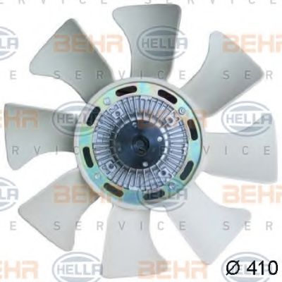вентилатор, охлаждане на двигателя 8MV 376 734-291