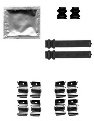 комплект принадлежности, дискови накладки 8DZ 355 205-251
