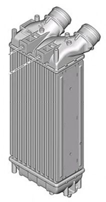 интеркулер (охладител за въздуха на турбината) 30281