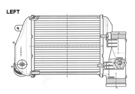 интеркулер (охладител за въздуха на турбината) 30767