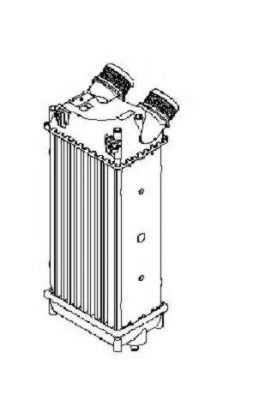 интеркулер (охладител за въздуха на турбината) 30860