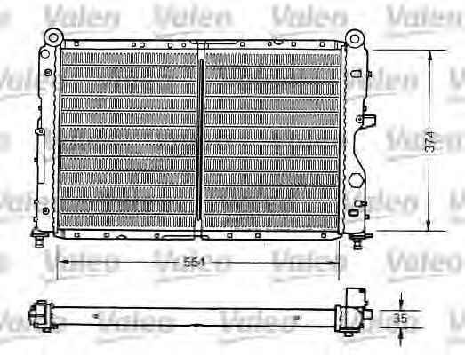 радиатор, охлаждане на двигателя 731159
