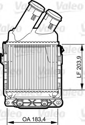 интеркулер (охладител за въздуха на турбината) 817490
