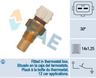 термошалтер, предупредителна лампа за охладителната течност 35295