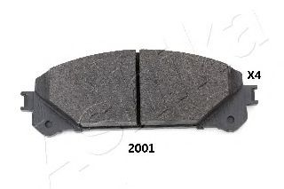 комплект спирачно феродо, дискови спирачки 50-02-2001