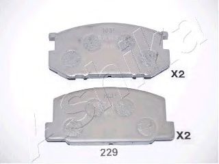 комплект спирачно феродо, дискови спирачки 50-02-229