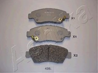 комплект спирачно феродо, дискови спирачки 50-04-435