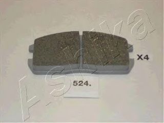 комплект спирачно феродо, дискови спирачки 50-05-524