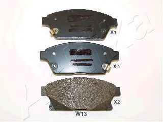 комплект спирачно феродо, дискови спирачки 50-0W-W13