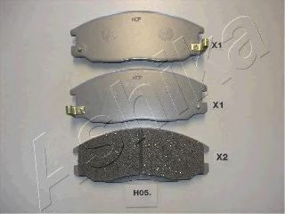 комплект спирачно феродо, дискови спирачки 50-H0-005