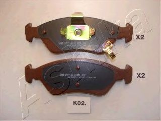комплект спирачно феродо, дискови спирачки 50-K0-002