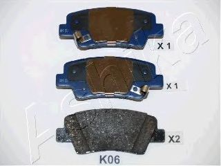 комплект спирачно феродо, дискови спирачки 51-0K-K06