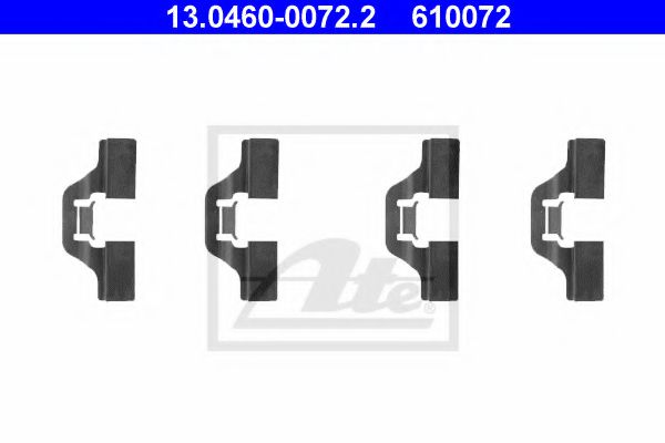 комплект принадлежности, дискови накладки 13.0460-0072.2