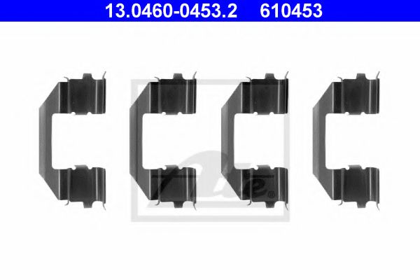 комплект принадлежности, дискови накладки 13.0460-0453.2