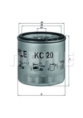 горивен филтър KC 20