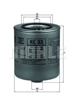 горивен филтър KC 33