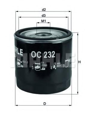 маслен филтър OC 232