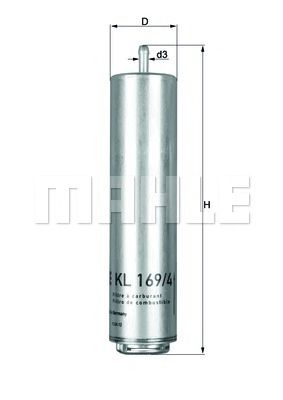 горивен филтър KL 169/4D