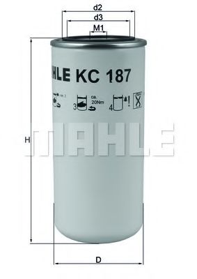 горивен филтър KC 187