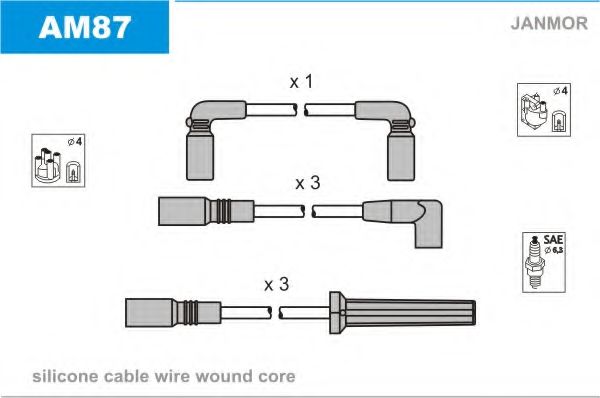 комплект запалителеи кабели