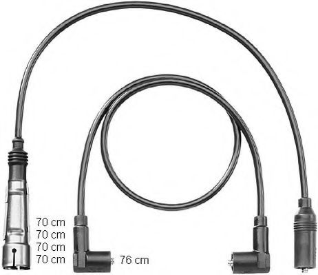 комплект запалителеи кабели CLS042