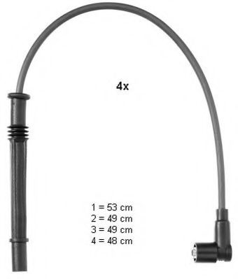 комплект запалителеи кабели CLS084