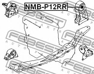окачване, двигател NMB-P12RR