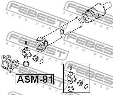 шарнирно съединение, карданен вал ASM-81