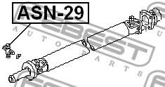 шарнирно съединение, карданен вал ASN-29