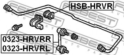 тампони, стаб. щанга HSB-HRVR