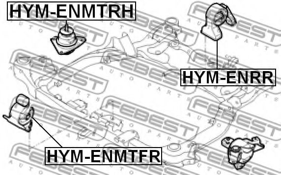 окачване, двигател HYM-ENMTFR