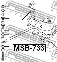 тампони, стаб. щанга MSB-733