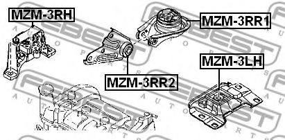 окачване, двигател MZM-3RR1