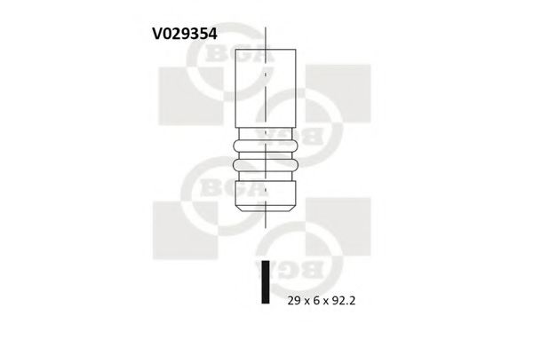 изпускателен клапан V029354