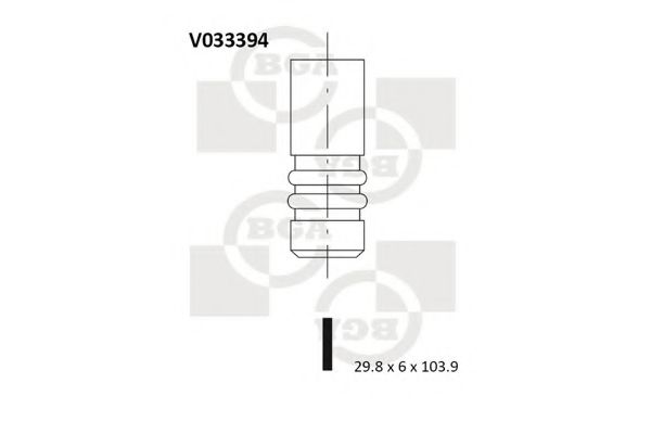 изпускателен клапан V033394