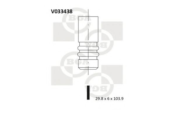 изпускателен клапан V033438