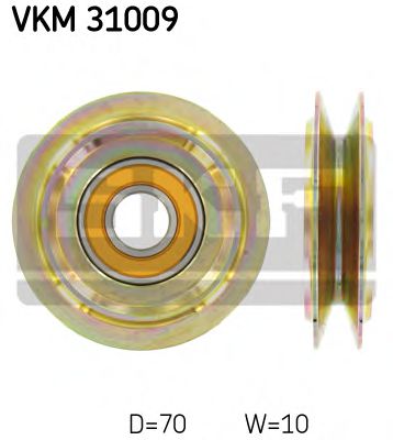 паразитна/ водеща ролка, канален ремък VKM 31009