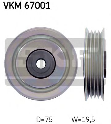 паразитна/ водеща ролка, пистов ремък VKM 67001