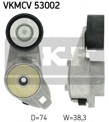 обтящна ролка, пистов ремък VKMCV 53002