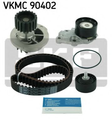 водна помпа+ к-кт ангренажен ремък VKMC 90402