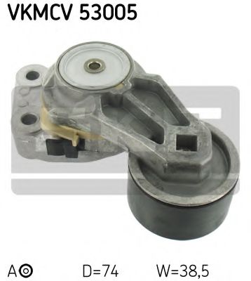 обтящна ролка, пистов ремък VKMCV 53005